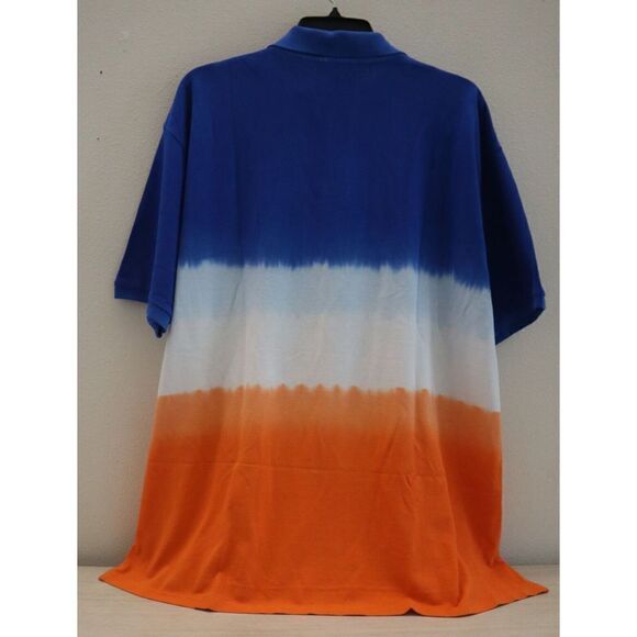 Polo Ralph Lauren 711863763001 Men's Sz 2XB Blue Multi Ombré Polo Shirt $125 - Picture 2 of 7